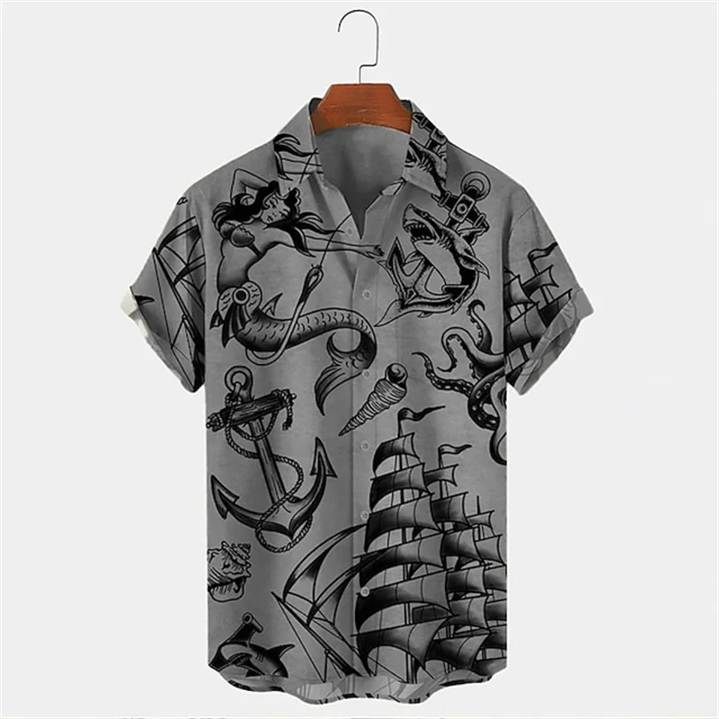 Heren zomerhemd met revers en  - Vintage Hawaiian Floral Shirt recensie en prijs