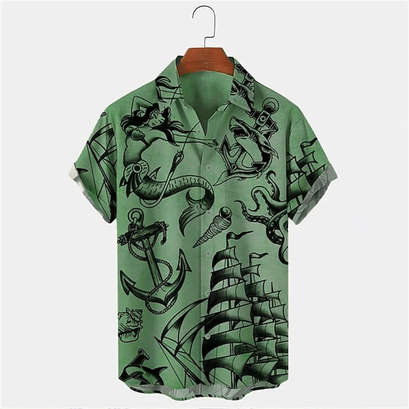 Heren zomerhemd met revers en  - Vintage Hawaiian Floral Shirt recensie en prijs