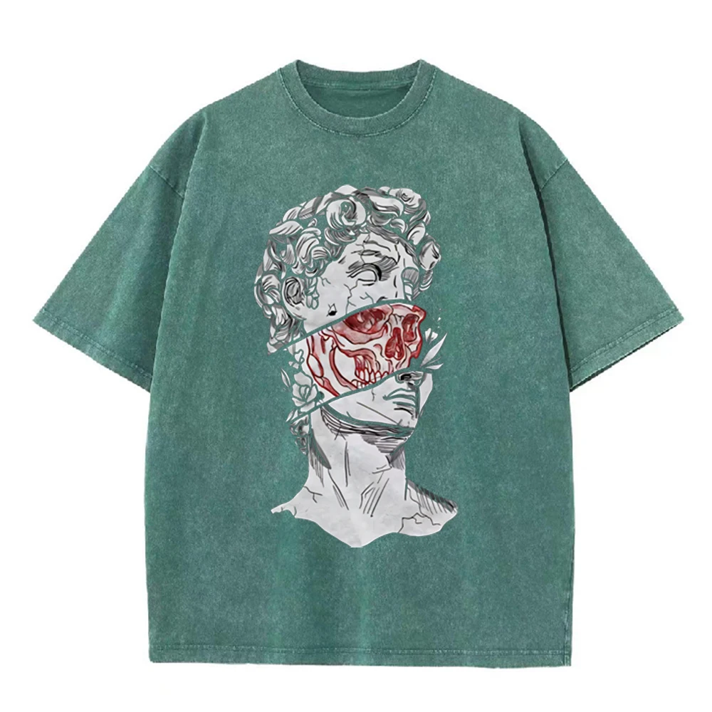 2026 Vintage Gebroken David St - Acid Wash Vintage Graphic T Shirt recensie en prijs