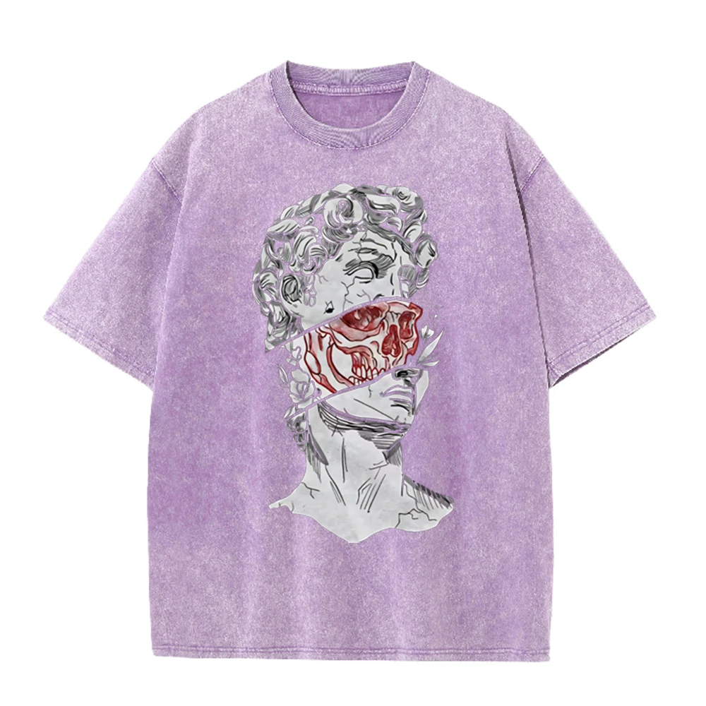 2026 Vintage Gebroken David St - Acid Wash Vintage Graphic T Shirt recensie en prijs