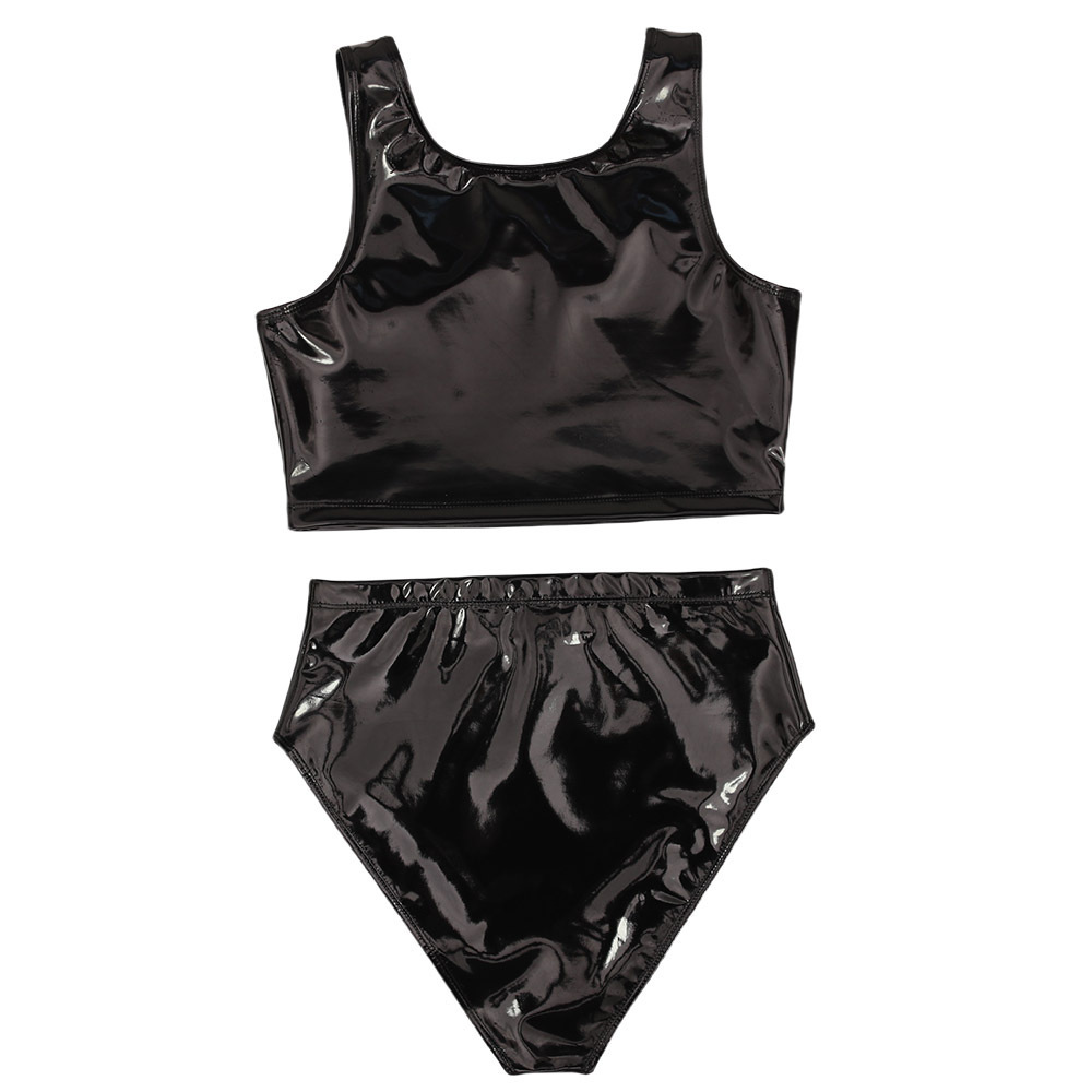 Dames Vest Glanzend PU Leer 2- - Shorts recensie en prijs