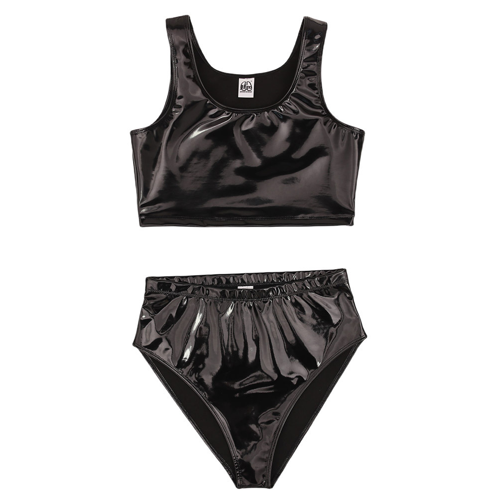 Dames Vest Glanzend PU Leer 2- - Shorts recensie en prijs
