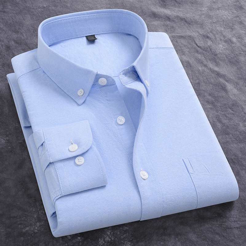 Lente Nieuwe Mannen Oxford Shi - Oxford Cotton Casual Shirt Business recensie en prijs