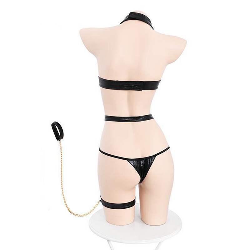 Sexy kunstleer tractie bind on - Underwear recensie en prijs