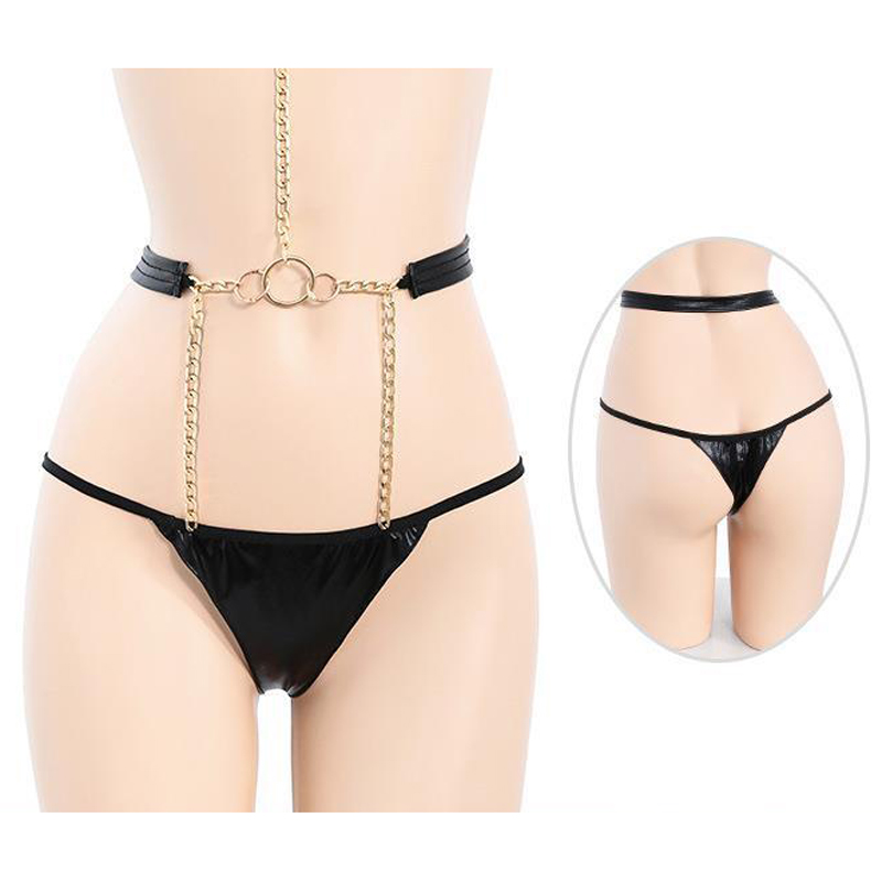 Sexy kunstleer tractie bind on - Underwear recensie en prijs