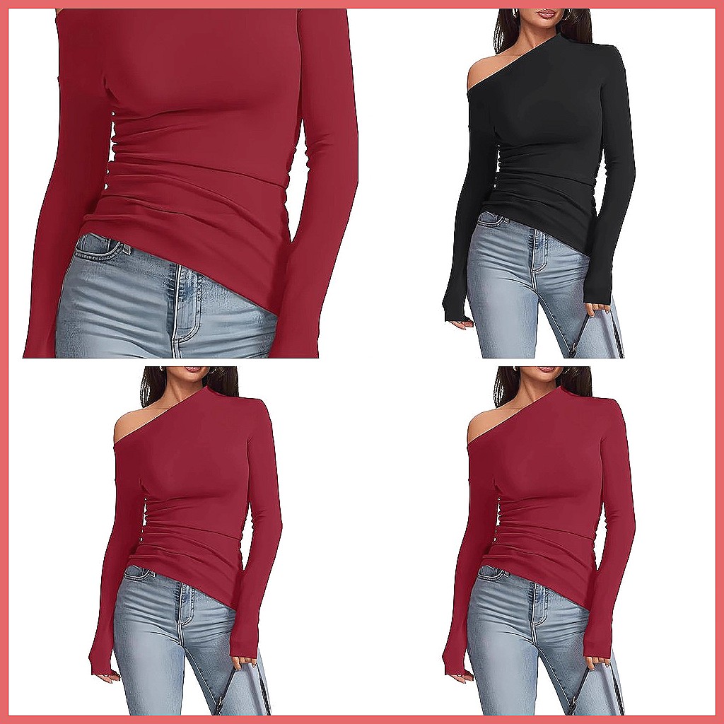Off-shoulder T-shirt met lange - T-Shirts recensie en prijs